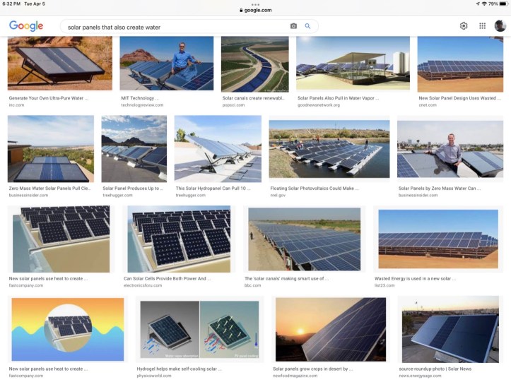 Water & Power from Solar Panels images https://www.google.com/search?q=solar+panels+that+also+create+water&sxsrf=APq-WBvo7magfA3RgXyFuj7aBFSO7M5Omg:1649200853154&source=lnms&tbm=isch&sa=X&ved=2ahUKEwjJsI_4h_72AhU6k2oFHetBBHUQ_AUoAnoECAEQBA&biw=1366&bih=956&dpr=2