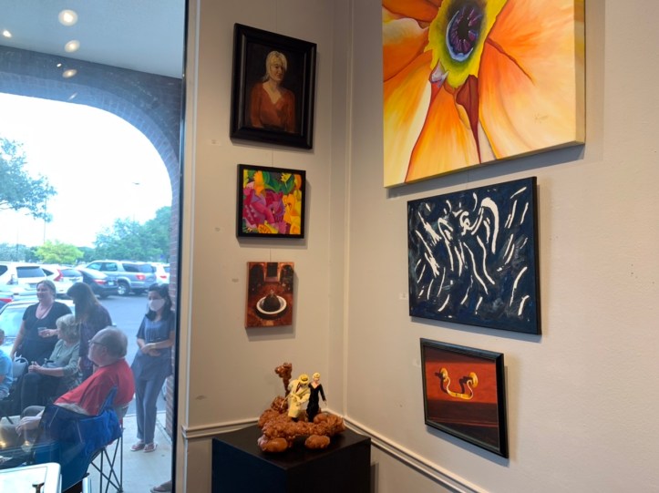 Grand Opening various artists' work + my painting - "Angel", Austin Art Space Gallery May 21, 2022 https://austinartspace.com/about