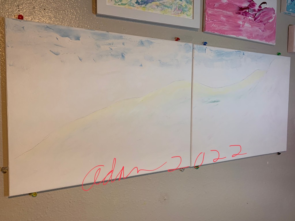 May 17, 2022 – I Have a Lot of Happenings ( art & personal ) This Week, But Still Finding Moments To Start a New Painting : Morning’s&nbsp;Promise