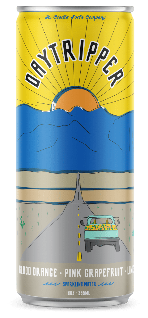 Daytripper, from St Cecilia Soda Company ( via our youngest girl Tania & her friend, Bebe ) https://stceciliasoda.com/