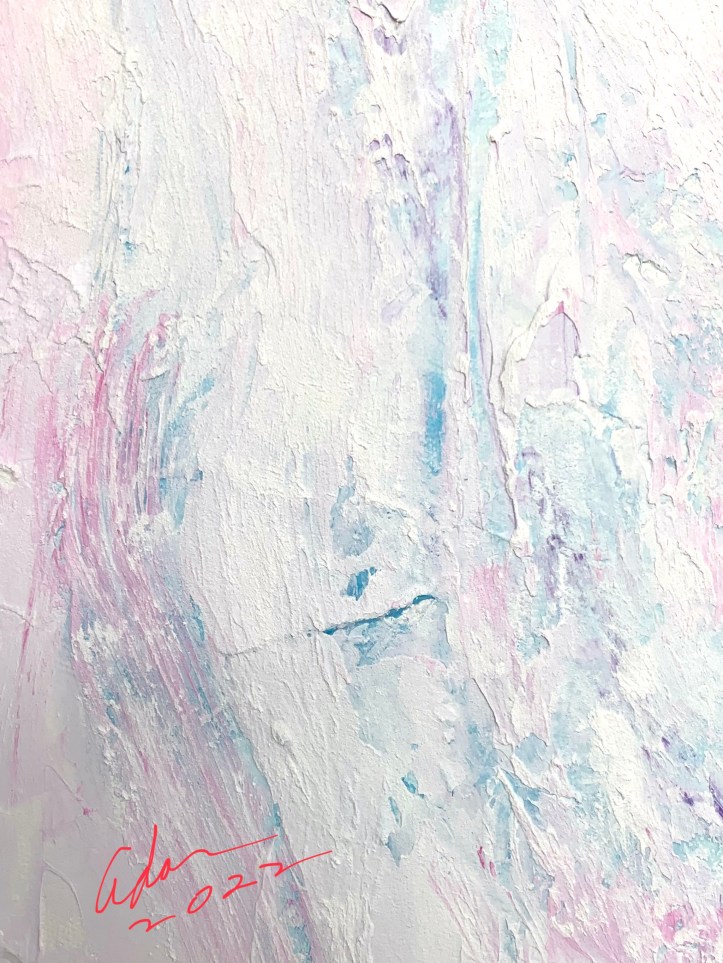 detail - Danseur en Bleu ( formerly Dancing Turquoise ) 09.24.22, in-progress, begun late June 2022, added scumbled highlights ©Felipe Adan Lerma