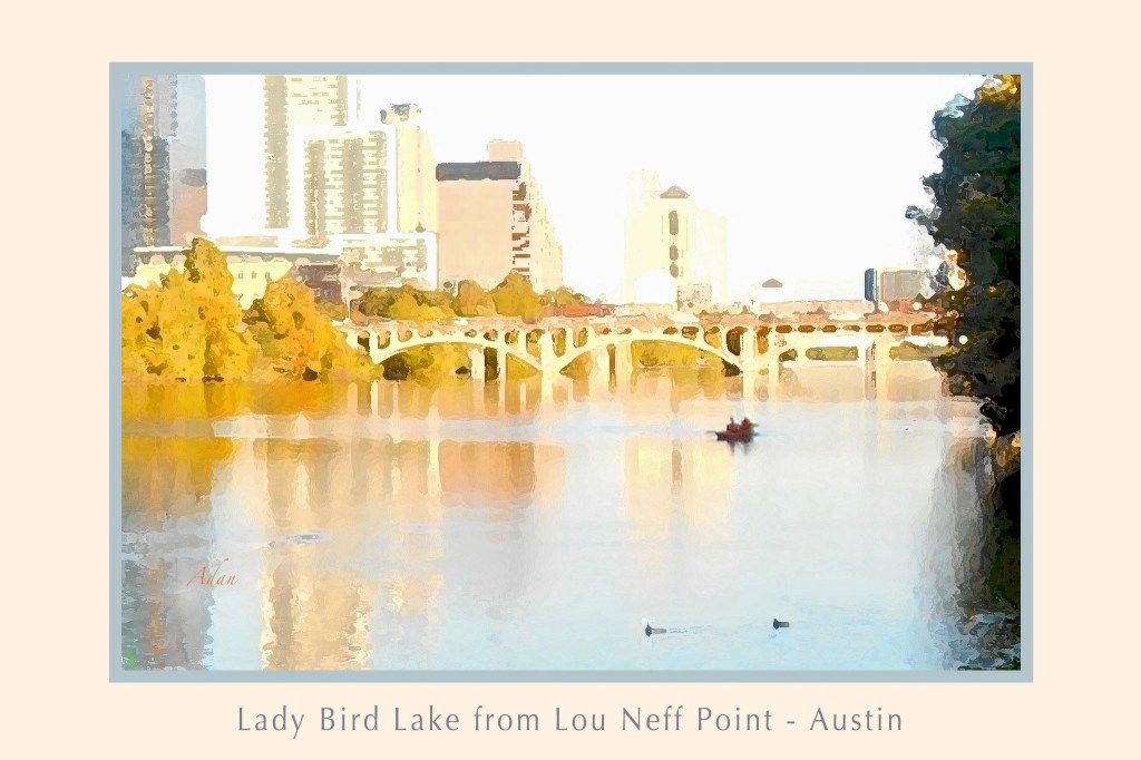Lou Neff Lady Bird Lake Austin Texas circa 2017