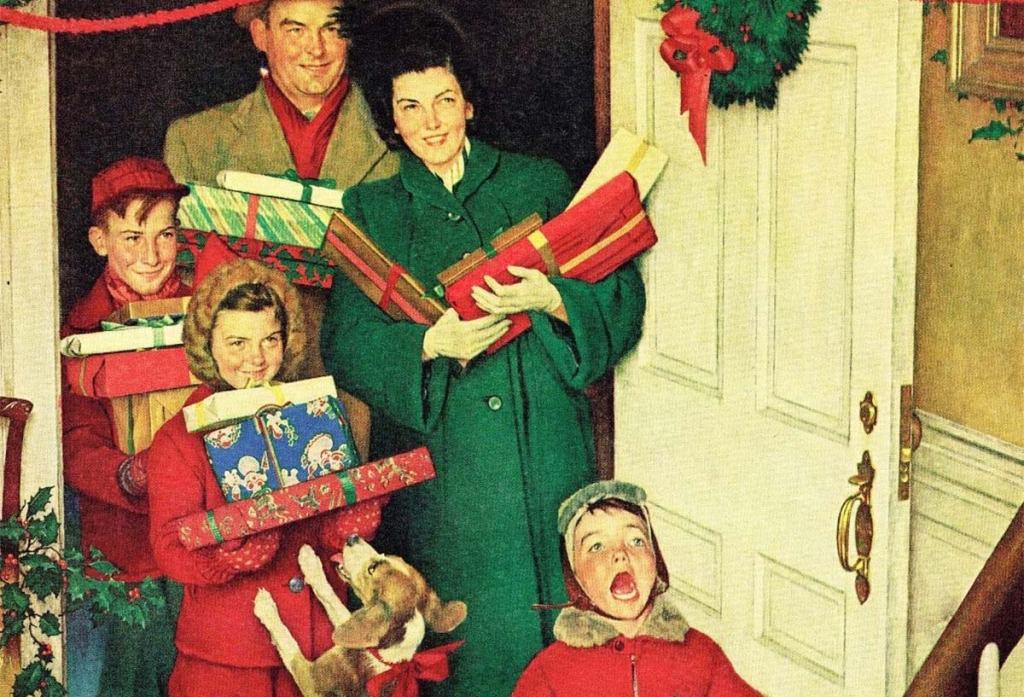 Merry Christmas 2024! — 11 Christmas Paintings by Norman Rockwell in a 2022 Article From&nbsp;HistoryHit