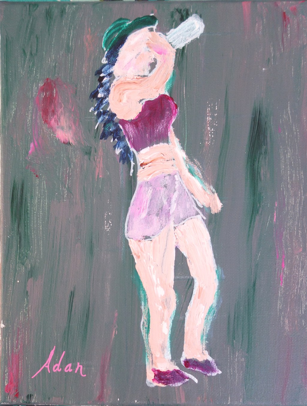 Painting in Focus – Fierce Summer – Last Painting Finished in 2024 – @SaatchiArt&nbsp;😊