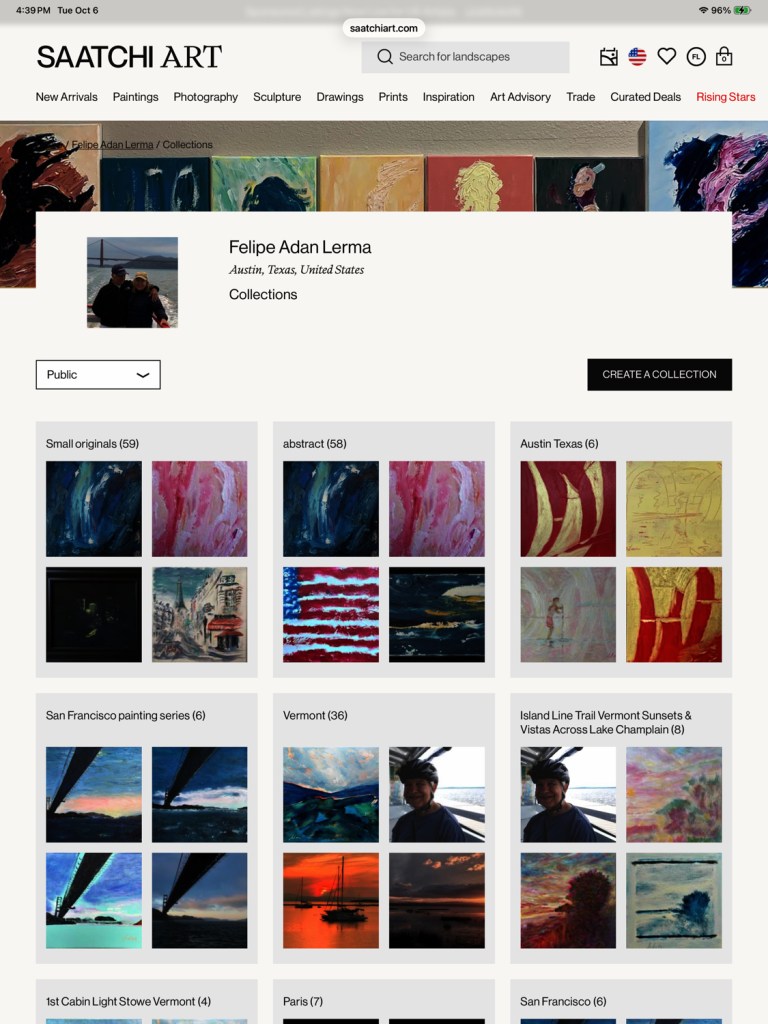 Collections at Saatchi Art 1
